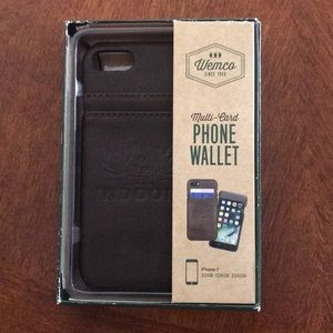 🆕 Wemco Multicard phone wallet iPhone 7 brown